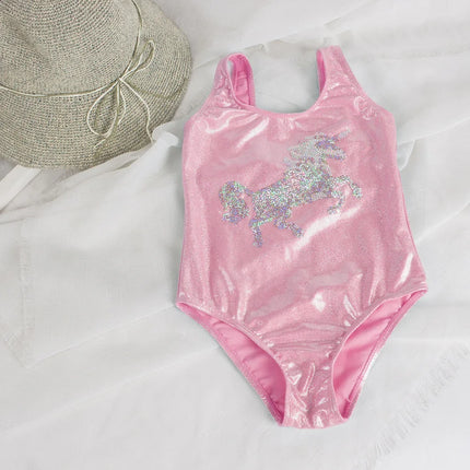 Pink Sparkle Unicorn Swimsuit