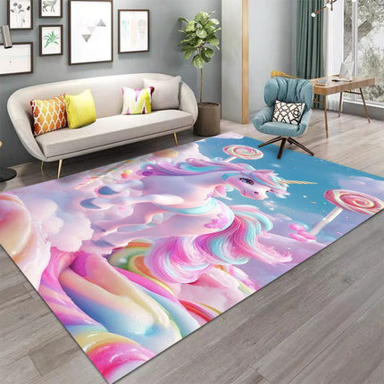 Dreamy Candy Unicorn Rug