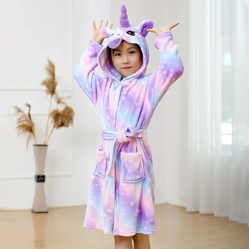 Kawaii Hooded Unicorn Robe