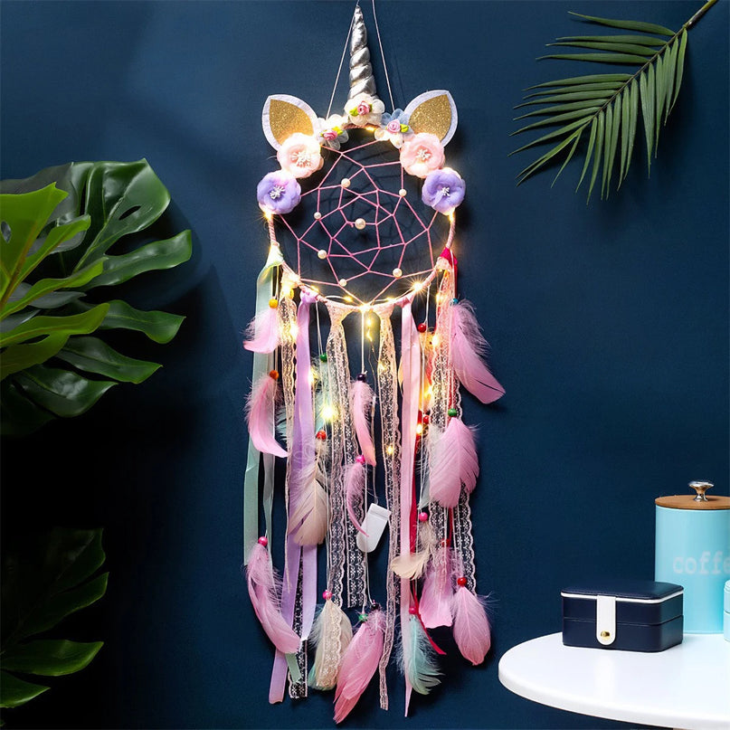Unicorn Dreamcatcher for Girls Room