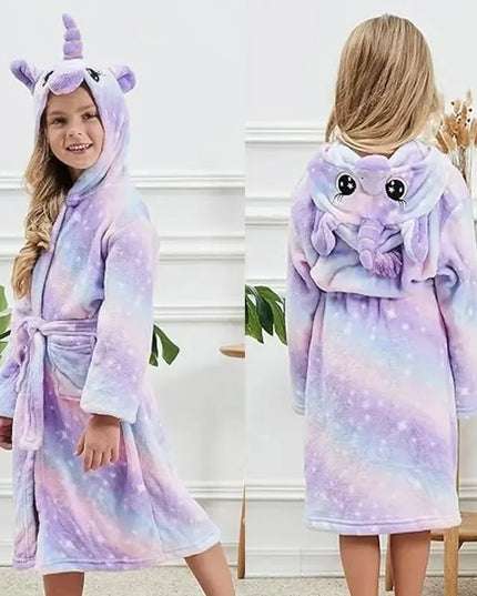 Glittery Pink Unicorn Robe