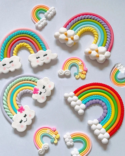 Chubby Kawaii Unicorn Cake Topper