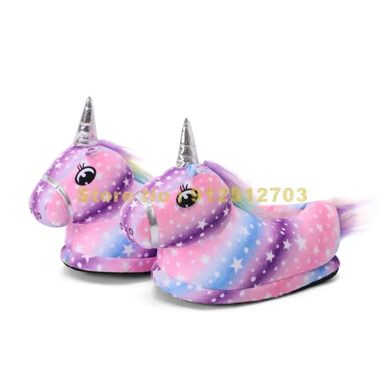 Rainbow Unicorn Hoof Slippers