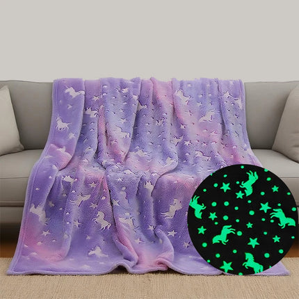 Lavender Blanket That Glows