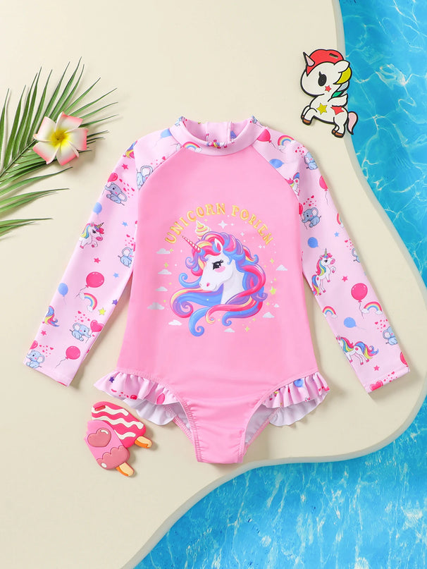 Unicorn Power Sunsafe Swimsuit