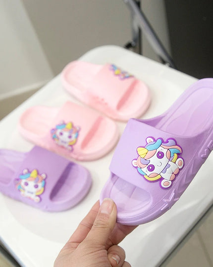 Purple Charm Unicorn Slippers