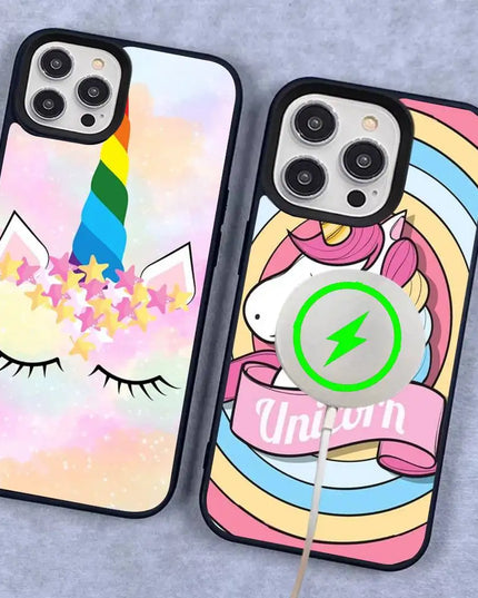 Flower Field Rainbow Unicorn Case