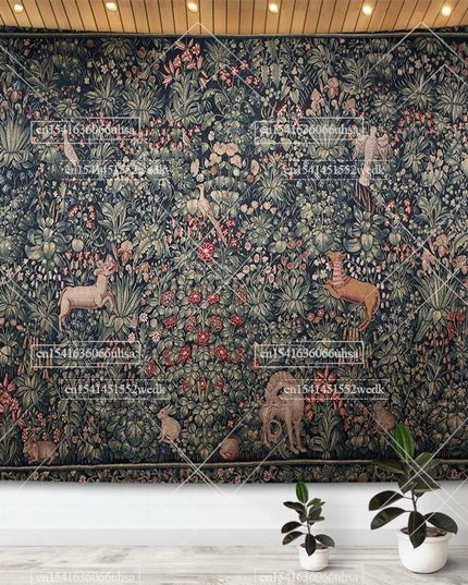 Boho Unicorn Tapestry Hanging