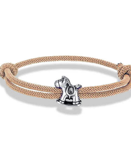 Champagne Unicorn Cord Bracelet