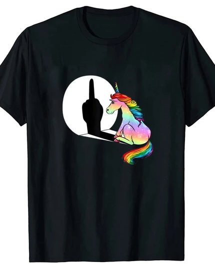 Ivory Unicorn Shirt, Soft Cotton