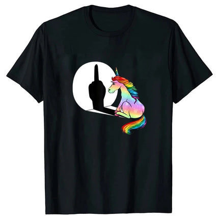 Ivory Unicorn Shirt, Soft Cotton