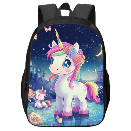 Kawaii Unicorn Double Layer Backpack