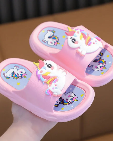 Bouncy Unicorn Platform Slippers