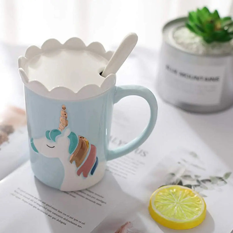 Elegant Unicorn Beauty Mug
