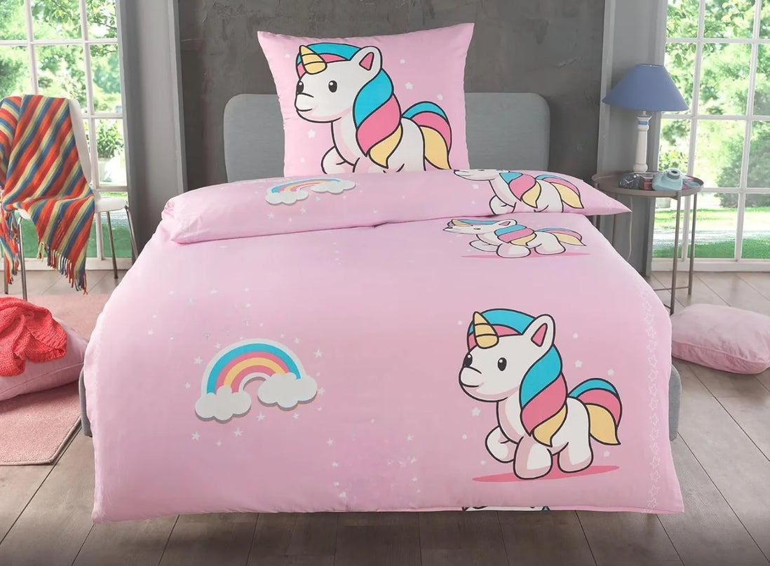 Sweet Unicorn Rainbow Bedding