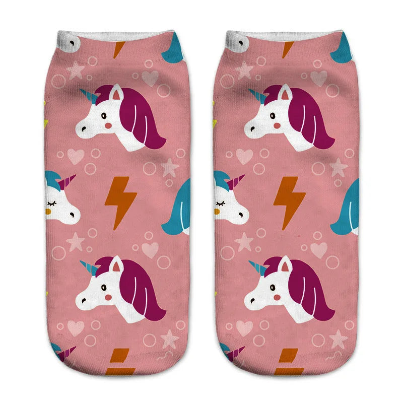 Happy Unicorn Cozy Socks