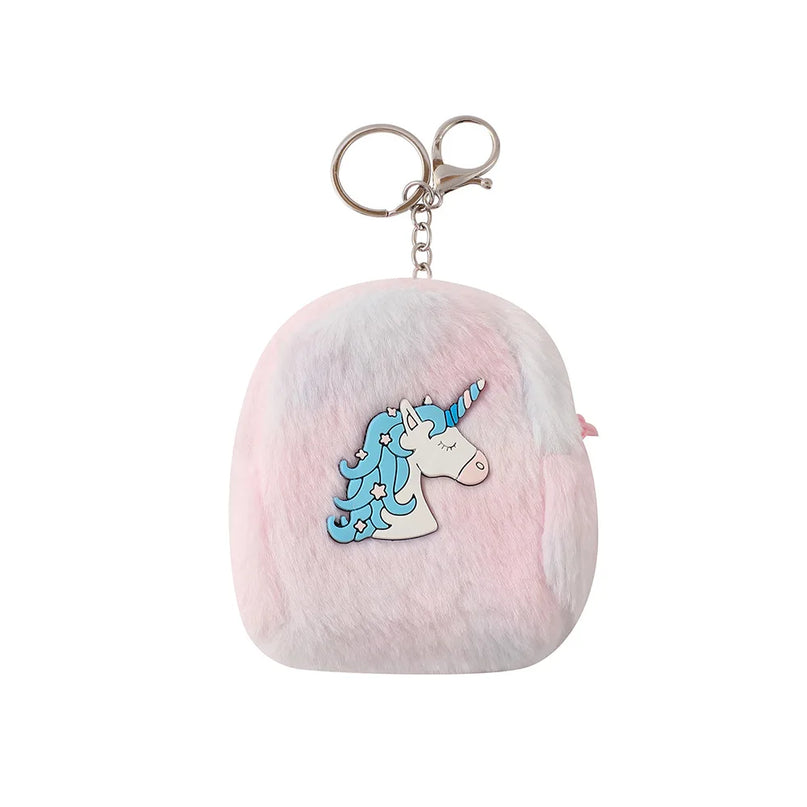 Plush Mini Backpack Purse