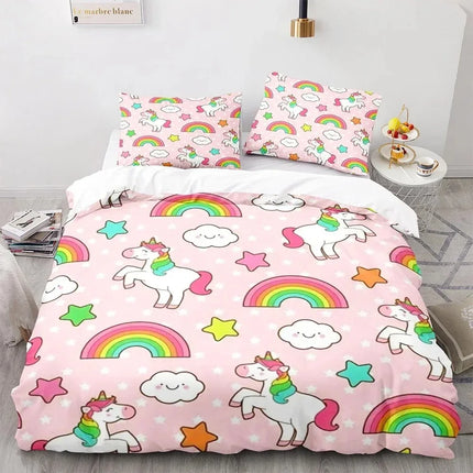 Happy Cloud Unicorn Bedding