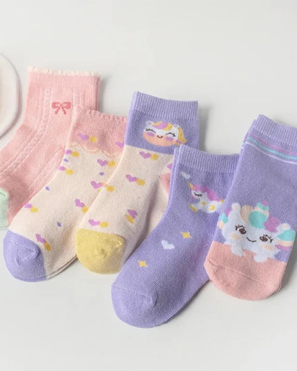 Unicorn Gift Socks Set - 5 Pairs