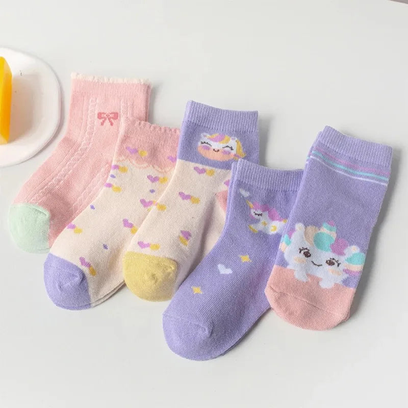 Unicorn Gift Socks Set - 5 Pairs