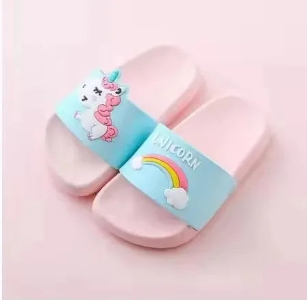 Rainbow Unicorn Slides for Kids