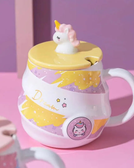 Sunny Yellow Unicorn Mug