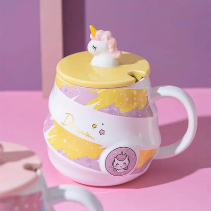 Sunny Yellow Unicorn Mug