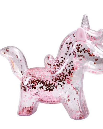 Pink Glitter Unicorn Piggy Bank