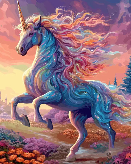 Unicorn Wall Art Print for Girls