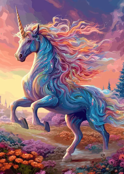 Unicorn Wall Art Print for Girls