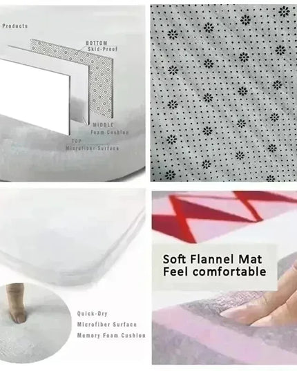 Pastel Heart Unicorn Rug