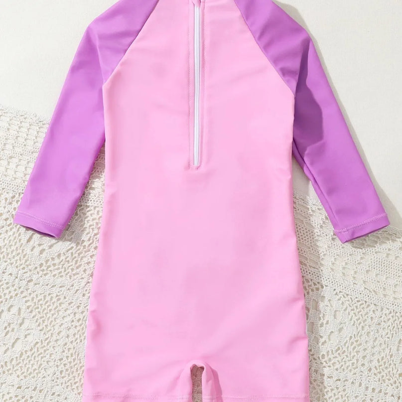 Kawaii Unicorn Rash Guard Swimsuit