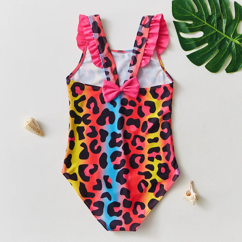 Blue Unicorn Ruffle Swimsuit