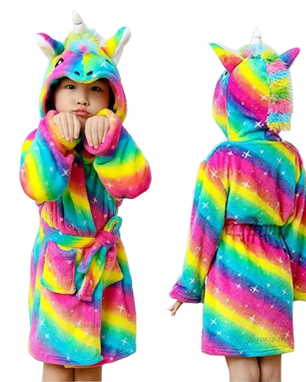 Rainbow Birthday Unicorn Robe