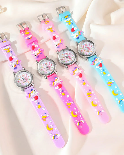 Candy Pink Unicorn Quartz Watch