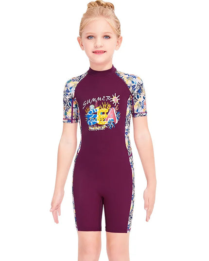 Full Coverage Girls Swimsuit