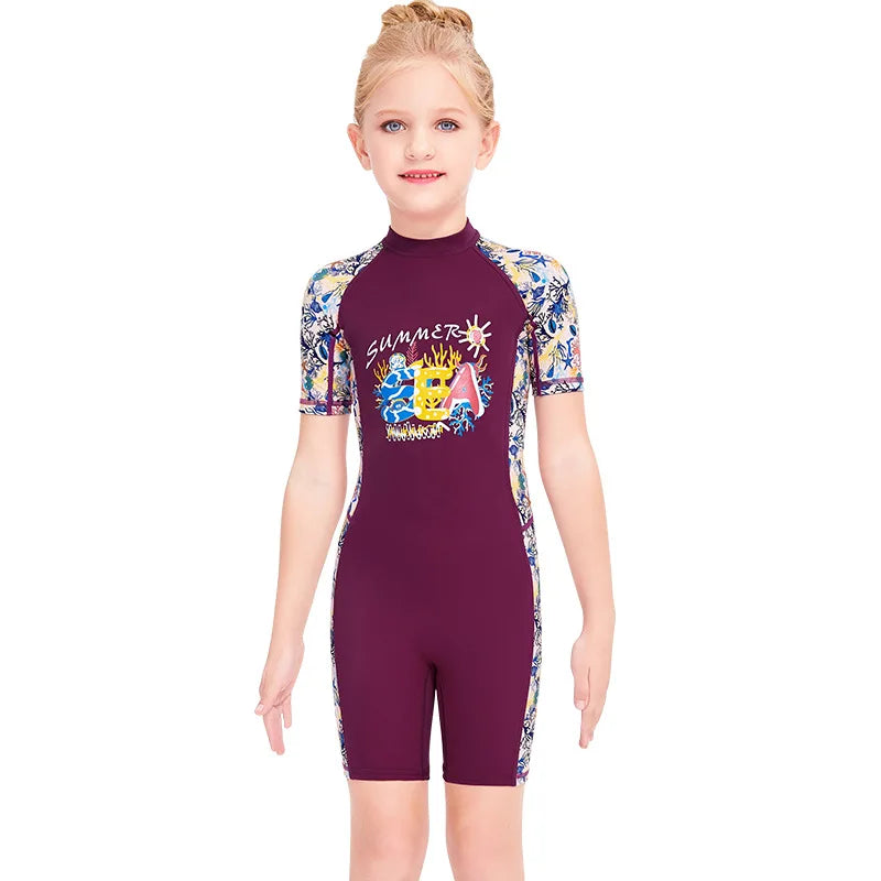 Full Coverage Girls Swimsuit