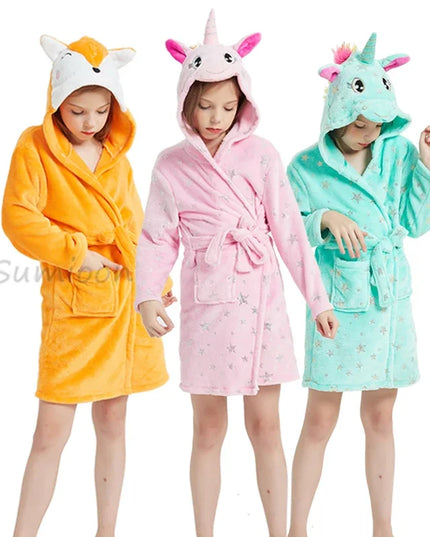 Dreamy Blue Unicorn Robe