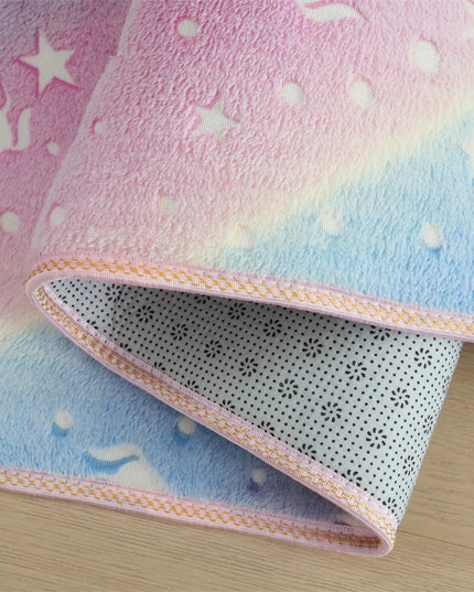 Starry Glow Unicorn Rug