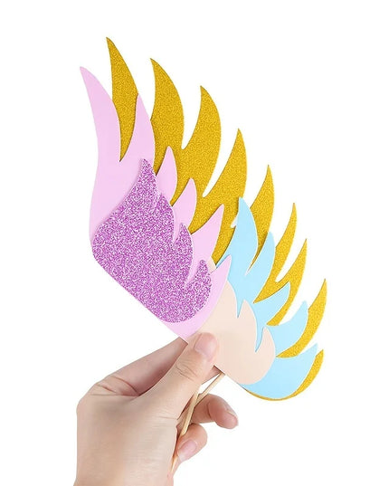 Large Unicorn Cake Topper with Wings