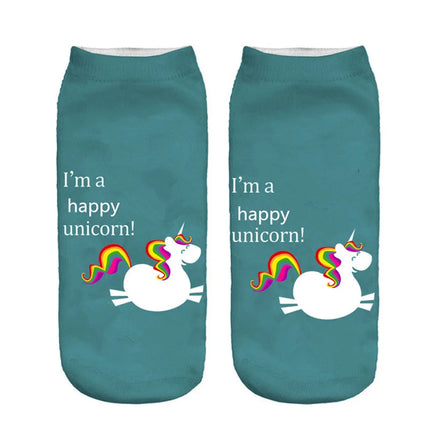 Happy Unicorn Cozy Socks