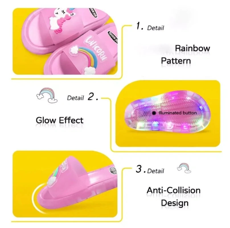 Glowing Unicorn LED Slides