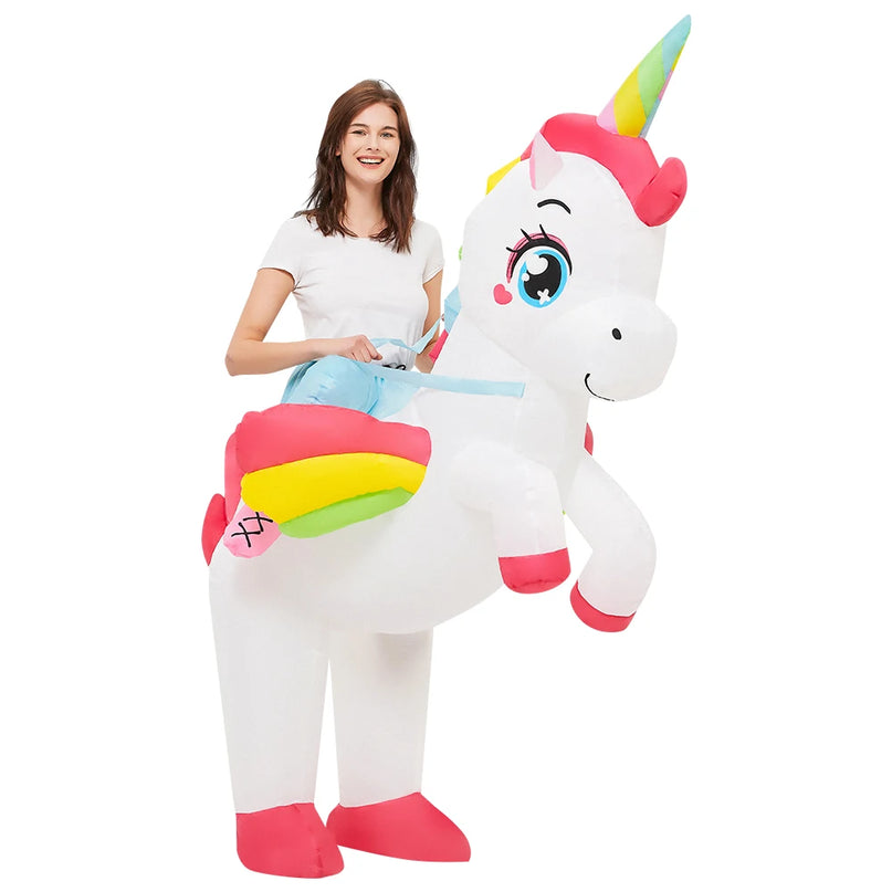 Kids Ride On Unicorn Rider Costume