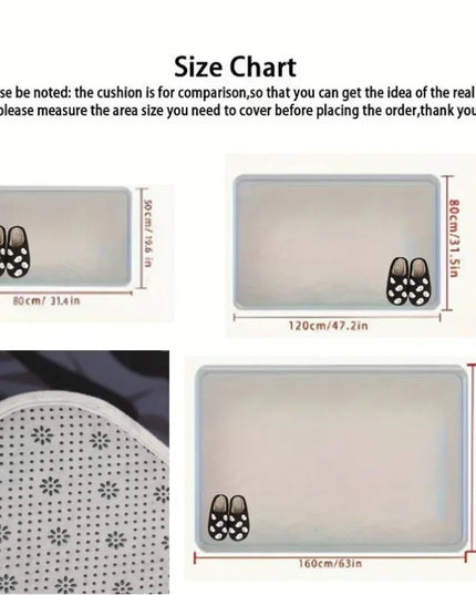 Pink Floral Unicorn Rug