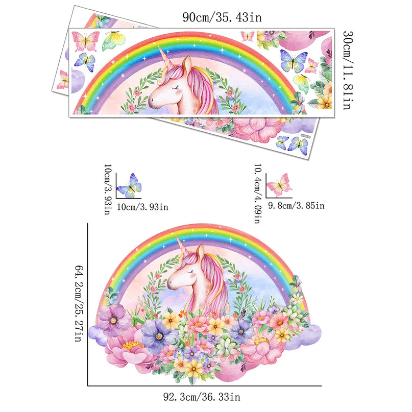 Unicorn Wall Sticker for Nursery Room