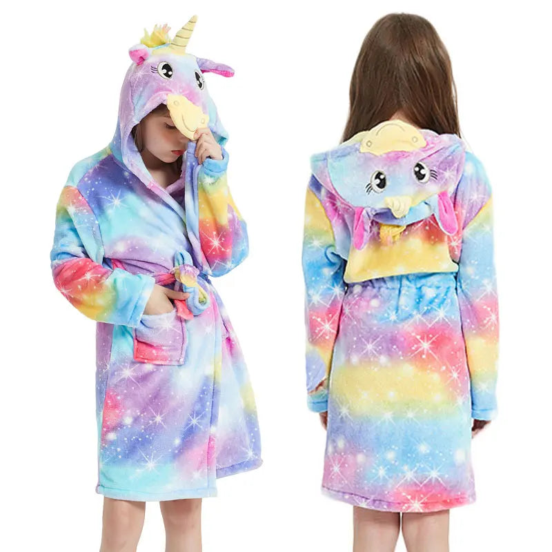 Rainbow Sparkle Unicorn Robe