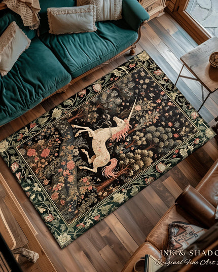 Dark Forest Tapestry Rug