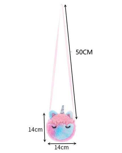 Round Unicorn Head Purse