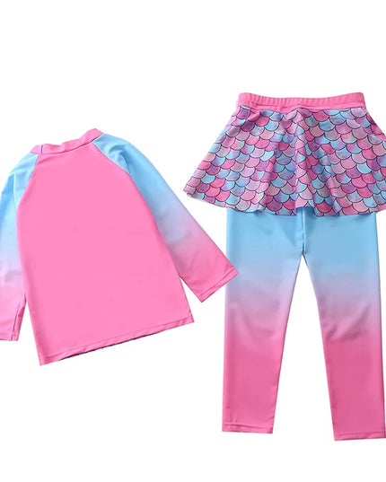 Space Unicorn Rashguard Swimsuit Set