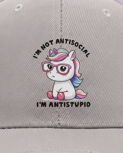 adjustable unicorn cap - detail
